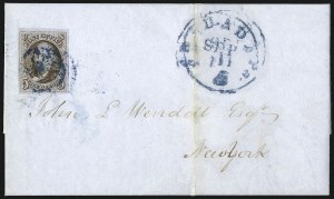 Sale 993, Lot 188, 5c 1847 Issue Covers