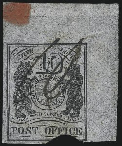 Sale 993, Lot 19, St. Louis Bears Postmasters Provisionals