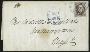 Sale 993, Lot 192, 5c 1847 Issue Covers