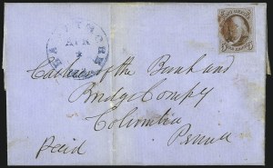 Sale 993, Lot 199, 5c 1847 Issue Covers
