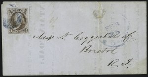 Sale 993, Lot 206, 5c 1847 Issue Covers
