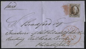Sale 993, Lot 211, 5c 1847 Issue Covers