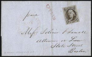 Sale 993, Lot 212, 5c 1847 Issue Covers