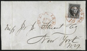 Sale 993, Lot 217, 10c 1847 Issue Covers