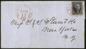 Sale 993, Lot 218, 10c 1847 Issue Covers