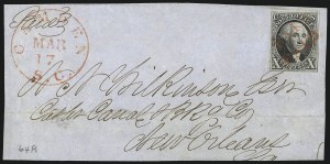 Sale 993, Lot 223, 10c 1847 Issue Covers