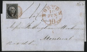 Sale 993, Lot 225, 10c 1847 Issue Covers
