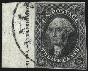 Sale 993, Lot 261, 1851-56 Issue Off Cover (12c)