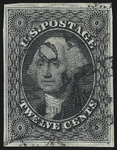 Sale 993, Lot 263, 1851-56 Issue Off Cover (12c)