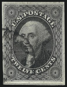 Sale 993, Lot 267, 1851-56 Issue Off Cover (12c)