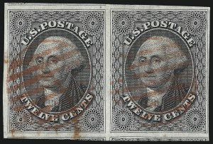 Sale 993, Lot 274, 1851-56 Issue Off Cover (12c)