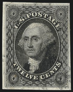 Sale 993, Lot 277, 1851-56 Issue Off Cover (12c)
