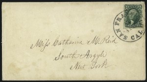 Sale 993, Lot 285, 10c 1855 Issue On Cover