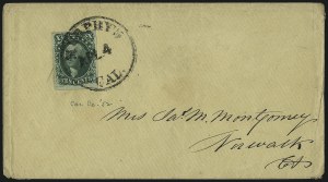 Sale 993, Lot 290, 10c 1855 Issue On Cover