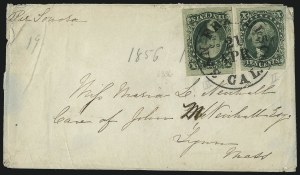Sale 993, Lot 292, 10c 1855 Issue On Cover