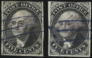 Sale 993, Lot 3, New York Postmasters Provisional