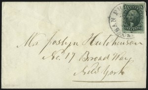 Sale 993, Lot 301, 10c 1855 Issue On Cover