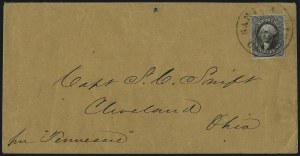 Sale 993, Lot 304, 12c 1851 Issue On Cover