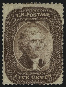 Sale 993, Lot 316, 5c 1857-60 Issue Off Cover