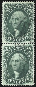 Sale 993, Lot 330, 10c 1857-60 Issue Off Cover