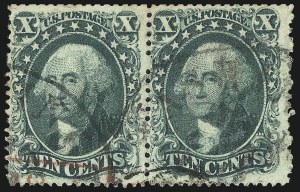 Sale 993, Lot 332, 10c 1857-60 Issue Off Cover
