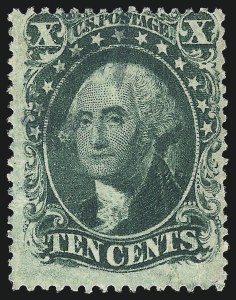 Sale 993, Lot 335, 10c 1857-60 Issue Off Cover