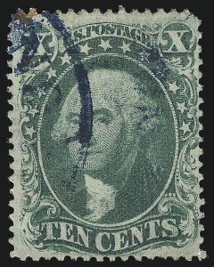 Sale 993, Lot 336, 10c 1857-60 Issue Off Cover