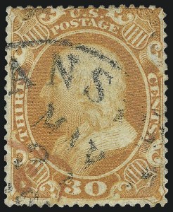 Sale 993, Lot 351, 12c-90c 1857-60 Issue Off Cover