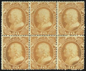 Sale 993, Lot 354, 12c-90c 1857-60 Issue Off Cover