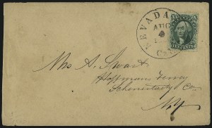 Sale 993, Lot 370, 10c 1857-60 Issue On Cover