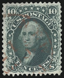 Sale 993, Lot 386, 1861-66 Issue Off Cover