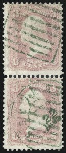 Sale 993, Lot 389, 1861-66 Issue Off Cover