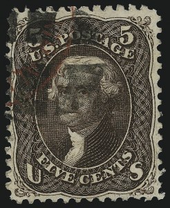 Sale 993, Lot 403, 1861-66 Issue Off Cover