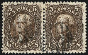 Sale 993, Lot 405, 1861-66 Issue Off Cover