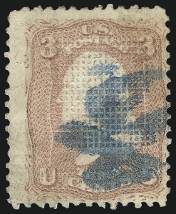 Sale 993, Lot 449, 1867-68 Grilled Issue (A thru D Grills)