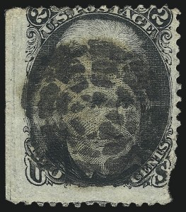 Sale 993, Lot 477, 1867-68 Grilled Issue (Z Grill)