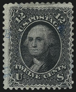Sale 993, Lot 492, 1867-68 Grilled Issue (Z Grill)
