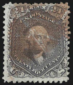 Sale 993, Lot 509, 1867-68 Grilled Issue (F Grill)