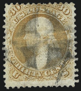 Sale 993, Lot 511, 1867-68 Grilled Issue (F Grill)
