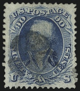 Sale 993, Lot 512, 1867-68 Grilled Issue (F Grill)