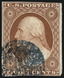 Sale 996, Lot 3024, 1851 3c Orange Brown