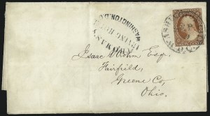 Sale 996, Lot 3054, 1851 3c Orange Brown Covers