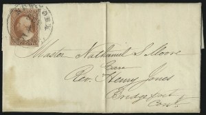 Sale 996, Lot 3055, 1851 3c Orange Brown Covers