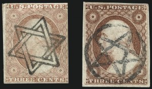 Sale 996, Lot 3094, 1851 3c Dull Red - Used