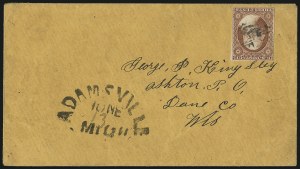 Sale 996, Lot 3120, 3c Dull Red Shades - Covers