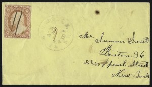 Sale 996, Lot 3123, 3c Dull Red Shades - Covers