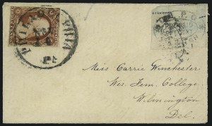 Sale 996, Lot 3151, 3c Dull Red - Carrier & Local Combinations