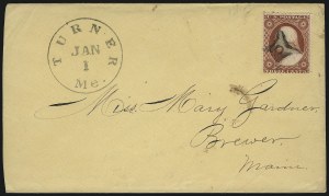 Sale 996, Lot 3162, 3c Dull Red Shades - Covers and Groups