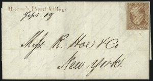 Sale 996, Lot 3163, 3c Dull Red Shades - Covers and Groups