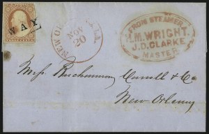 Sale 996, Lot 3172, 3c Dull Red Shades - Covers and Groups